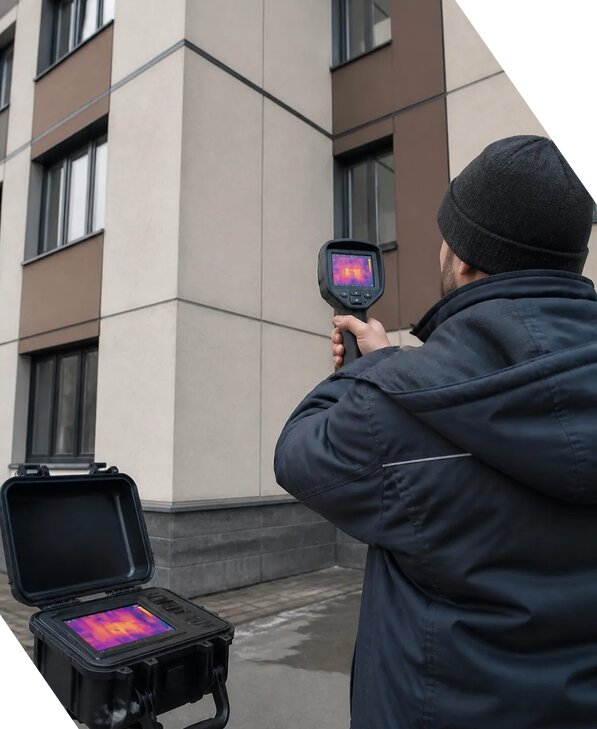 Тепловизионное обследование зданий и сооружений в Черкесске